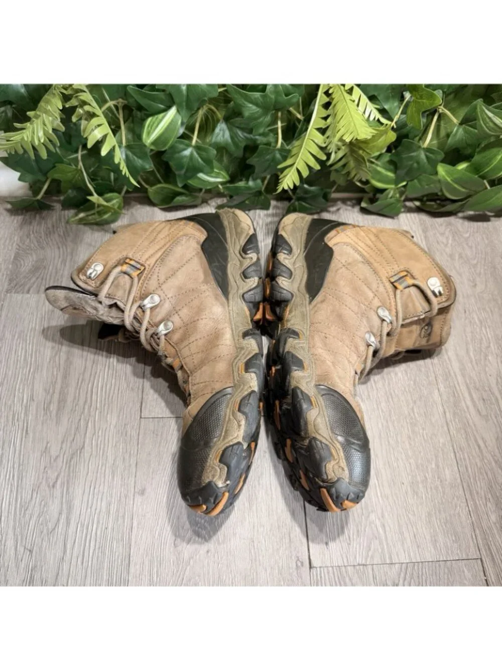 Oboz Bridger Mid Hiking Boots Men's 12 Brown B Dry Waterproof Leather Rugged